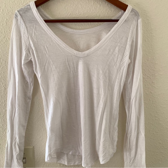 James Perse Jersey long sleeve top tshirt size 1 - Picture 1 of 5